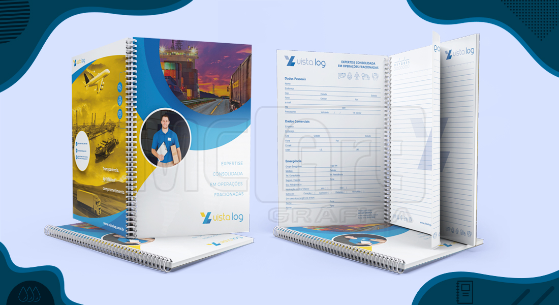 cadernos personalizados, cadernos promocionais, cadernos customizados, grafica sp