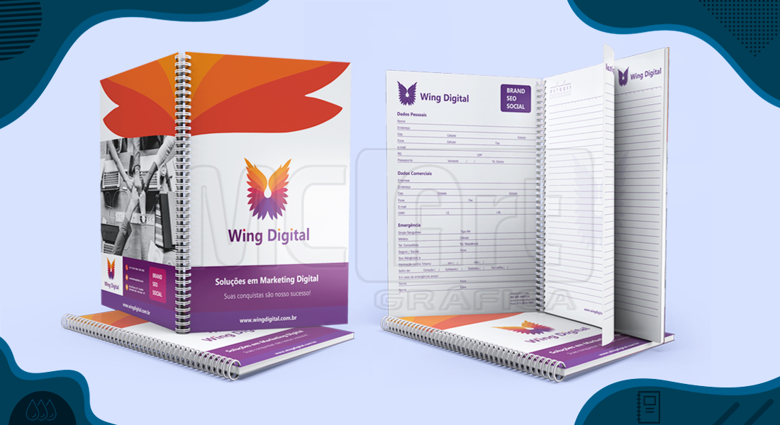 cadernos personalizados, cadernos promocionais, cadernos customizados, grafica sp