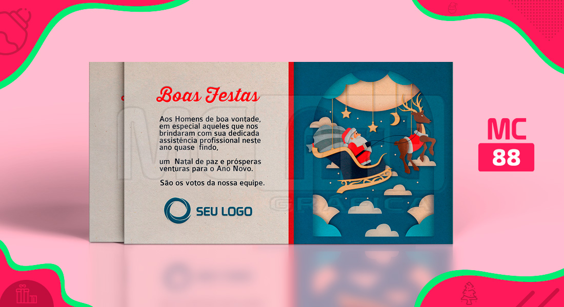 cartões de natal para imprimir,cartão natal,cartão de natal e ano novo 2019,cartões de natal para clientes,cartões de natal criativos,gráfica sp