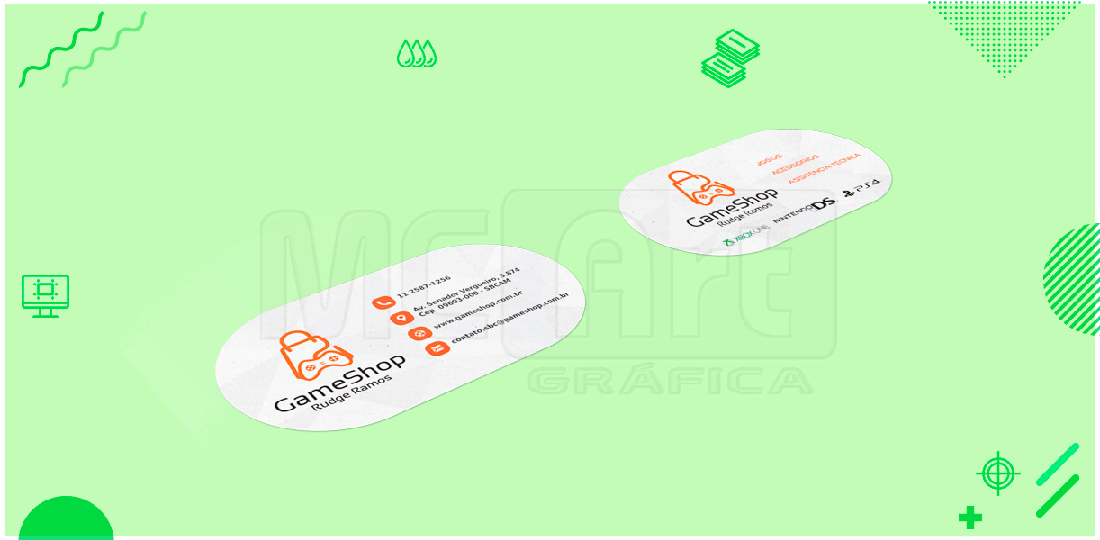 cartão de visita super quatro cantos arredondados, impressão de cartão de visita