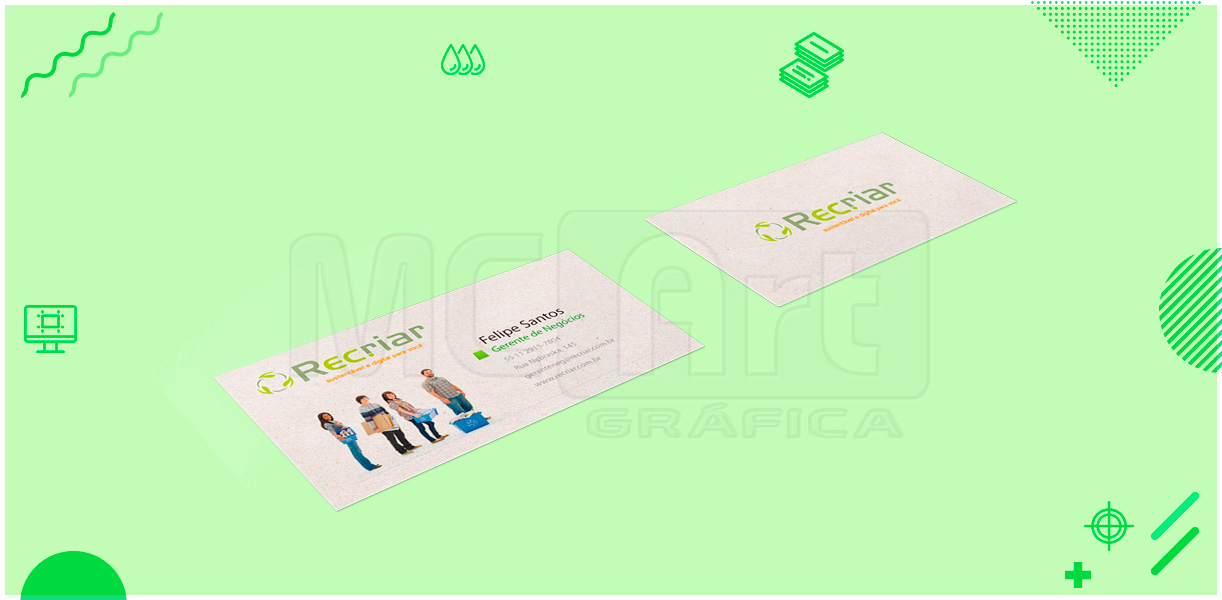 Cartão de Visita corte reto cartão de visita com corte reto, impressão de cartão de visita
