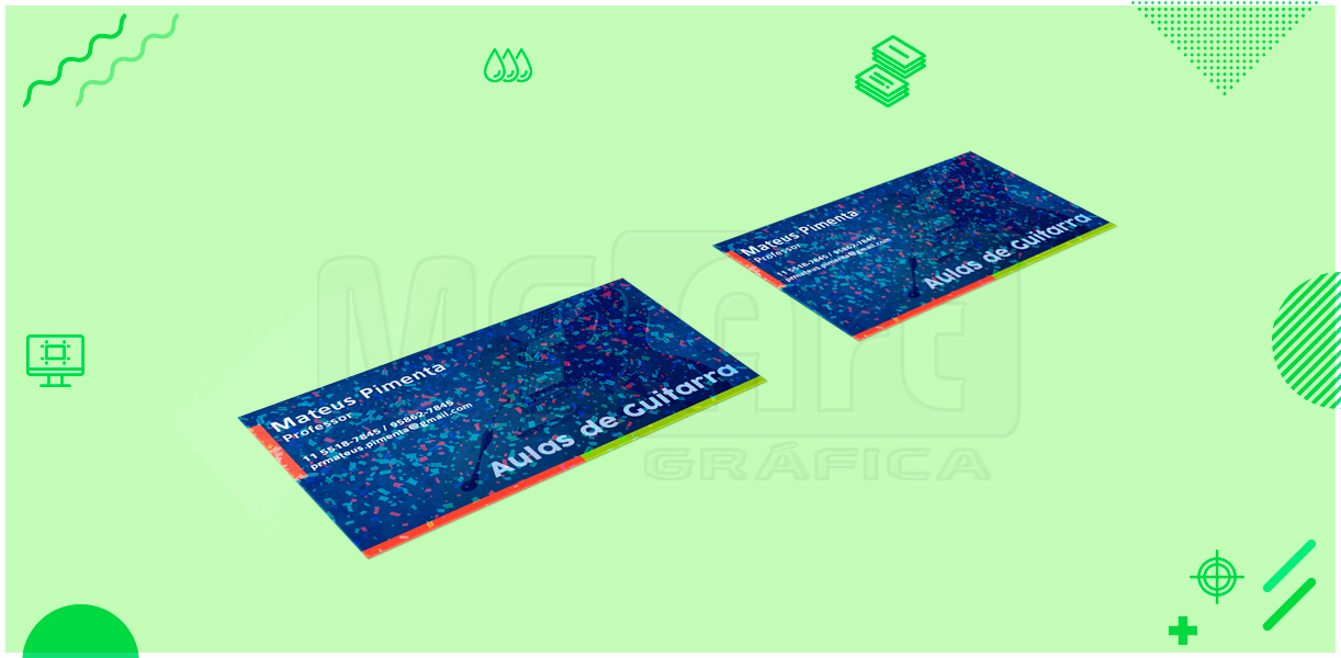 cartão de visita holográfico, cartão com laminação bopp holográfica, holografia, impressão de cartão de visita, cartão de visita laminação fosca