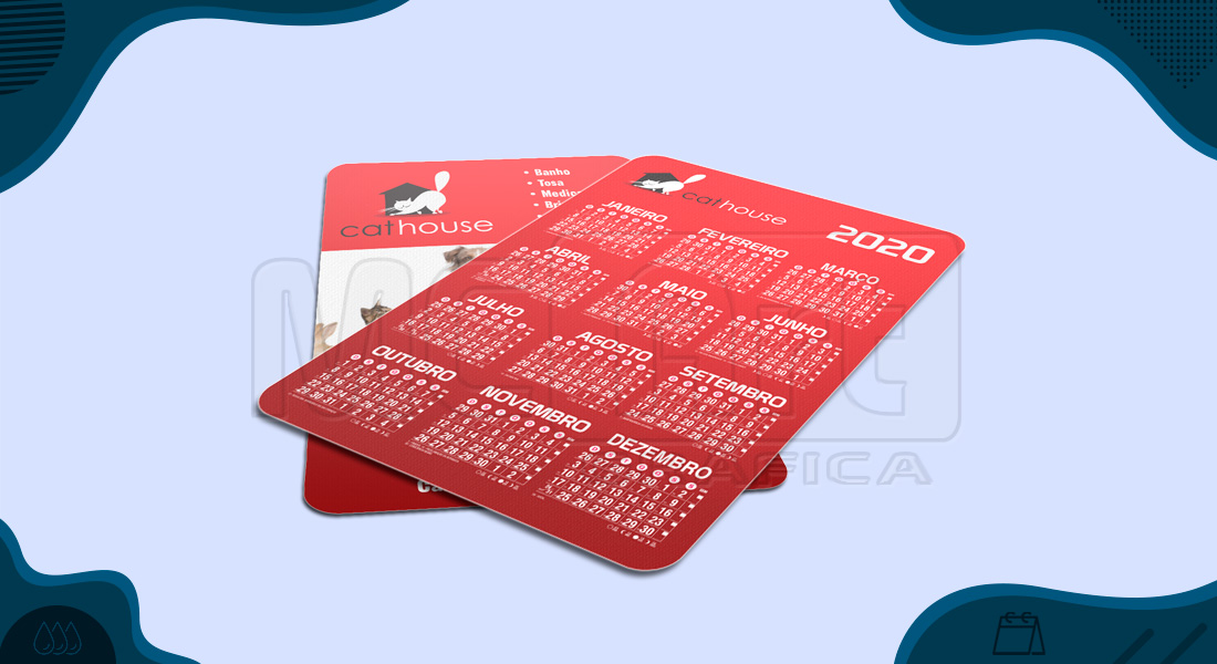 Calendário de bolso 2020 calendário de bolso 2020, calendário promocional, calendários customizados
