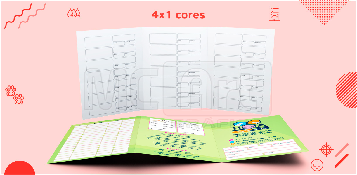 carteira de vacinação pet,carteira de vacinação cachorro,carteira de vacinação personalizada,carteira de vacinação veterinária,grafica em sp