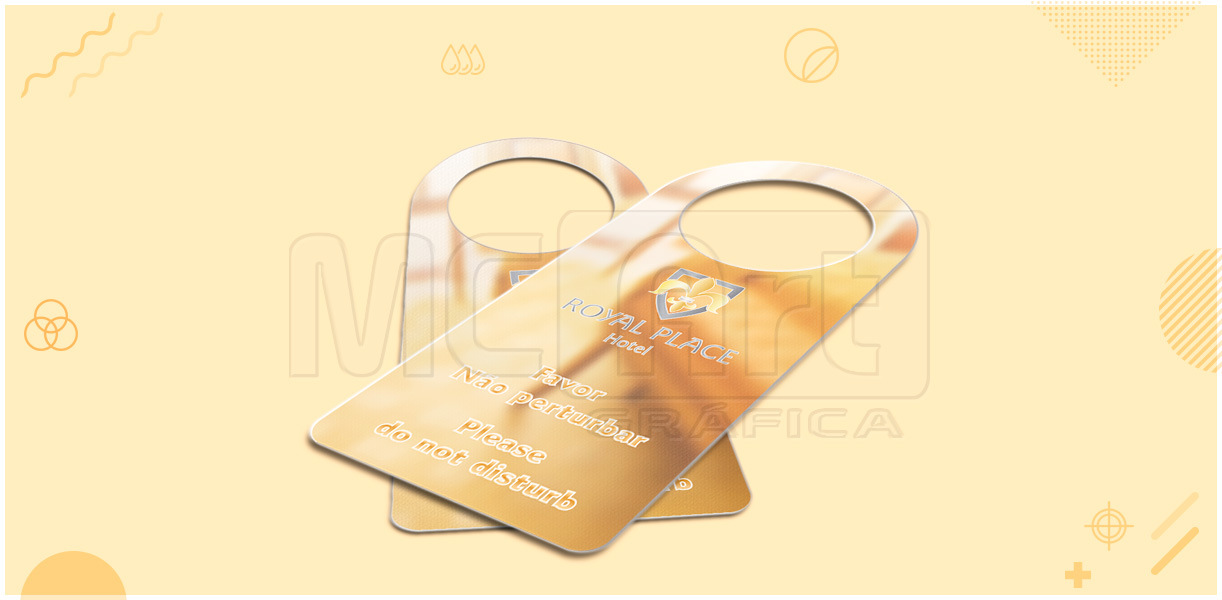 placa não perturbe personalizada, identificador de porta