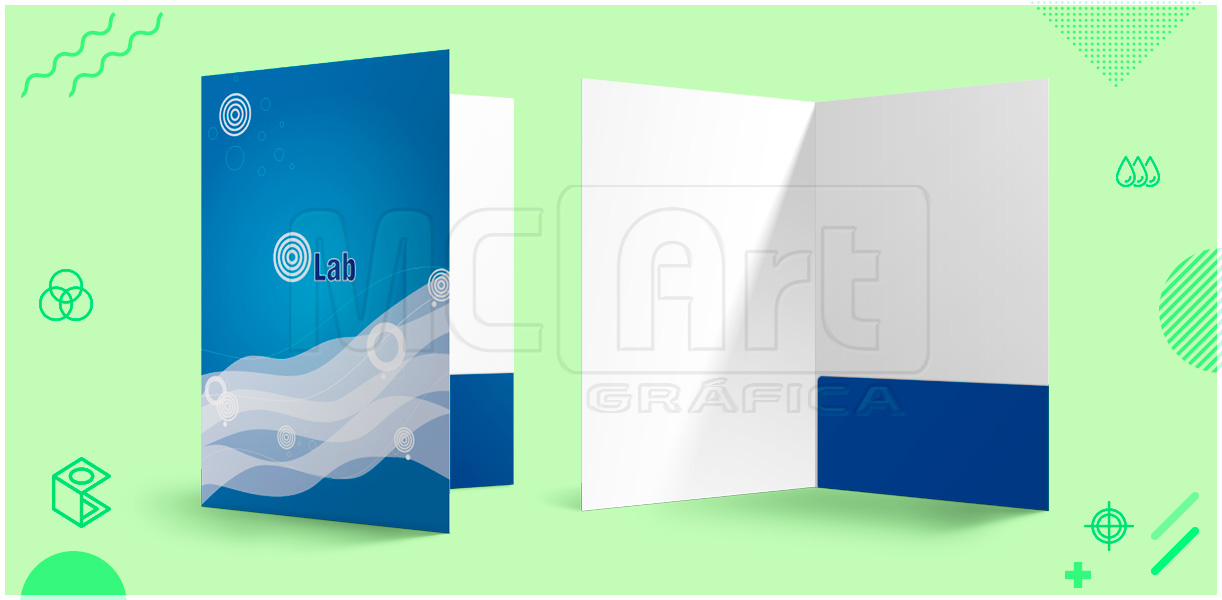 pastas personalizadas, pastas com bolsa, impressão de pastas com bolsa, pasta com aba interna