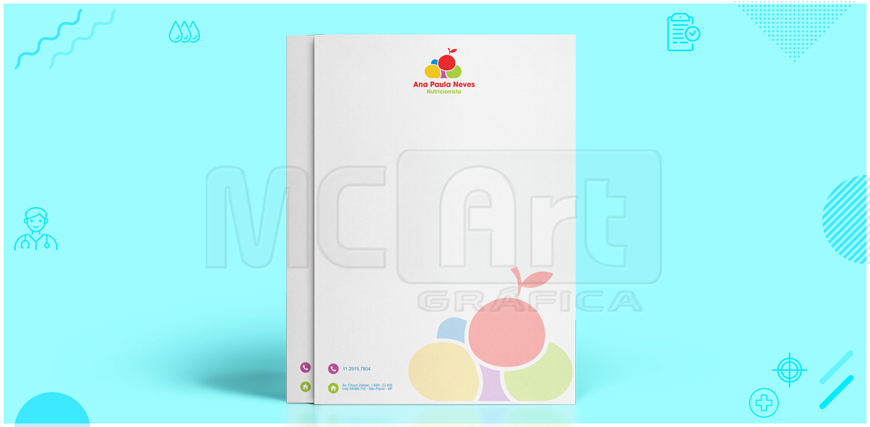 receituário médico personalizado, receituário médico, impressão de receituários